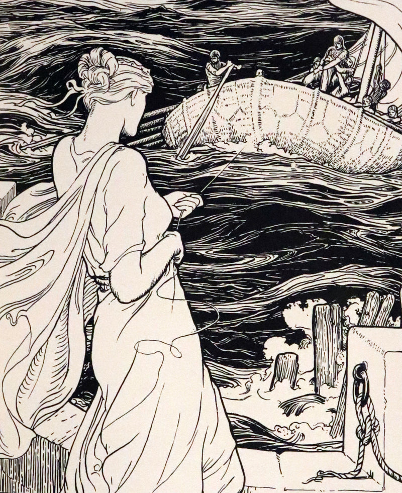 1896 Rare First Edition - The BOOK of WONDER VOYAGES by Joseph Jacobs Illustrated by J.D. Batten.