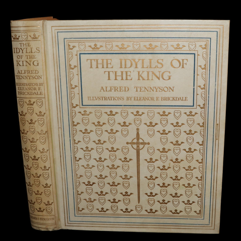 1911 Signed Deluxe 1stED Illustrated by Pre-Raphaelite Eleanor Fortescue Brickdale -  Idylls of the King Arthur.