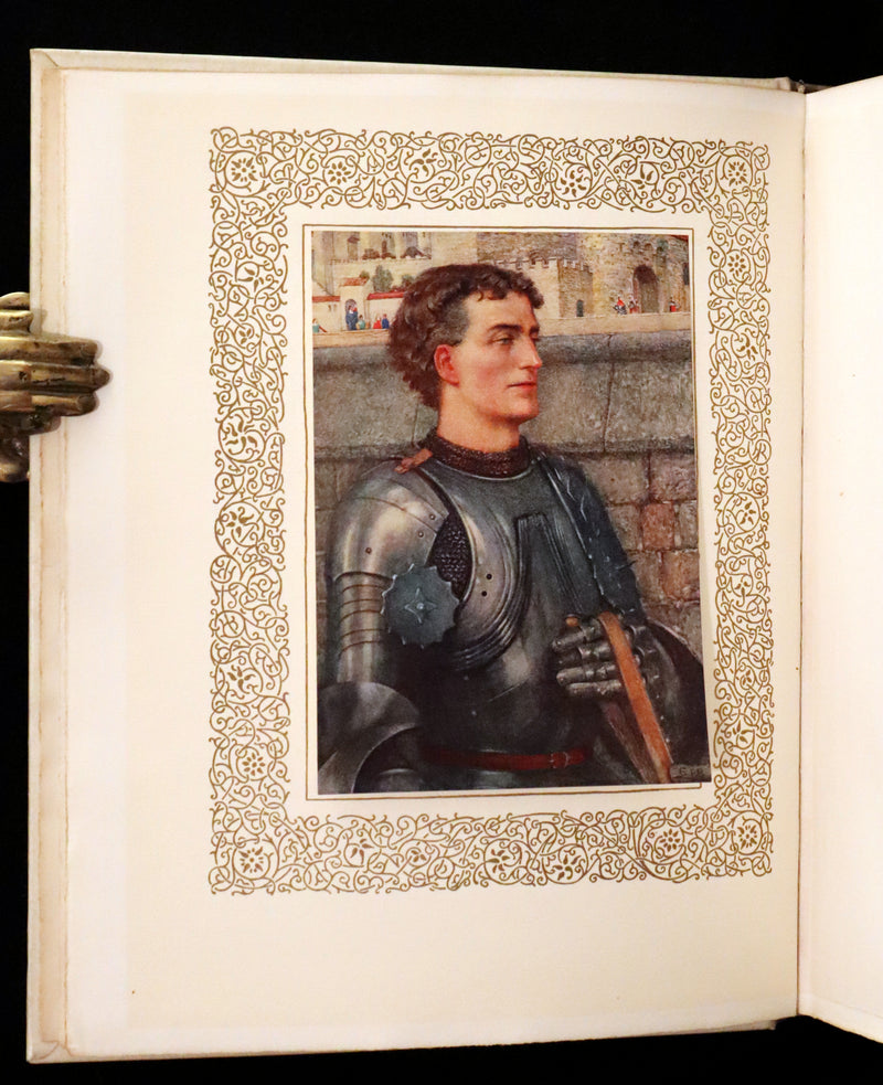 1911 Signed Deluxe 1stED Illustrated by Pre-Raphaelite Eleanor Fortescue Brickdale -  Idylls of the King Arthur.