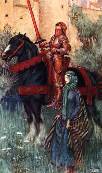 1911 Signed Deluxe 1stED Illustrated by Pre-Raphaelite Eleanor Fortescue Brickdale -  Idylls of the King Arthur.