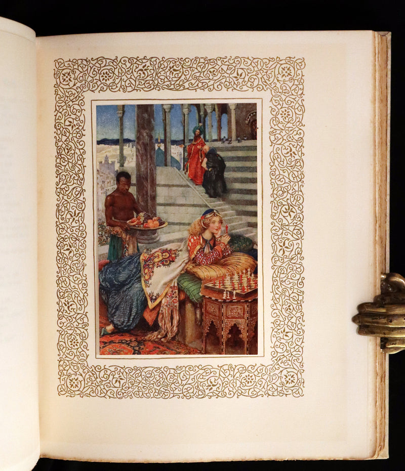 1911 Signed Deluxe 1stED Illustrated by Pre-Raphaelite Eleanor Fortescue Brickdale -  Idylls of the King Arthur.