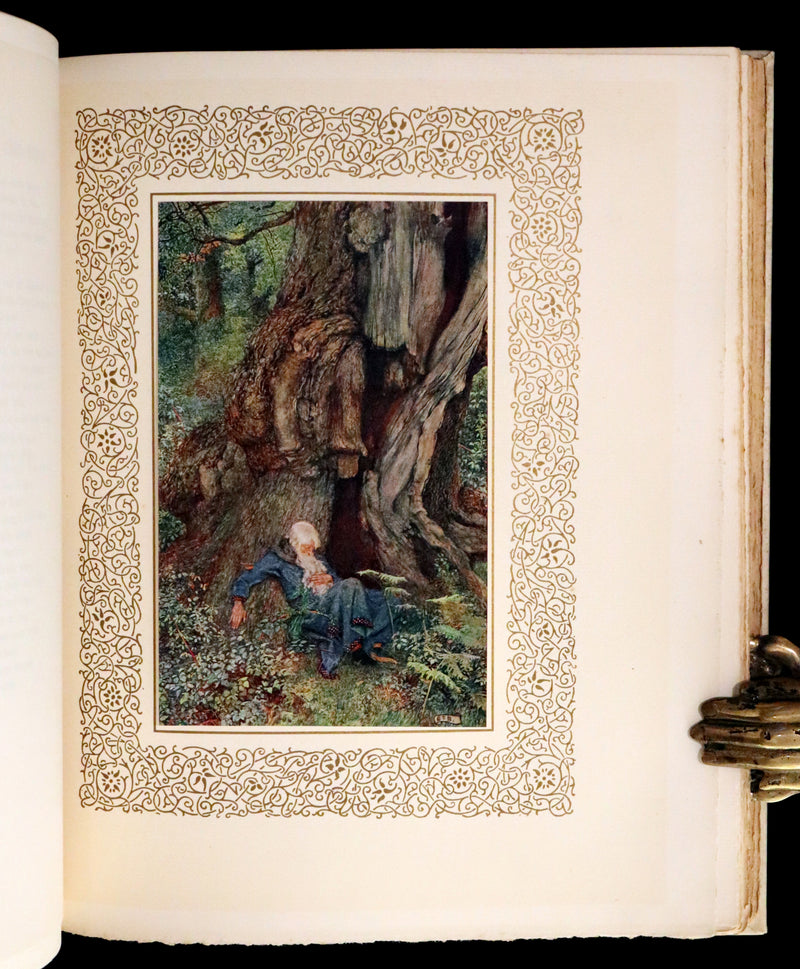 1911 Signed Deluxe 1stED Illustrated by Pre-Raphaelite Eleanor Fortescue Brickdale -  Idylls of the King Arthur.