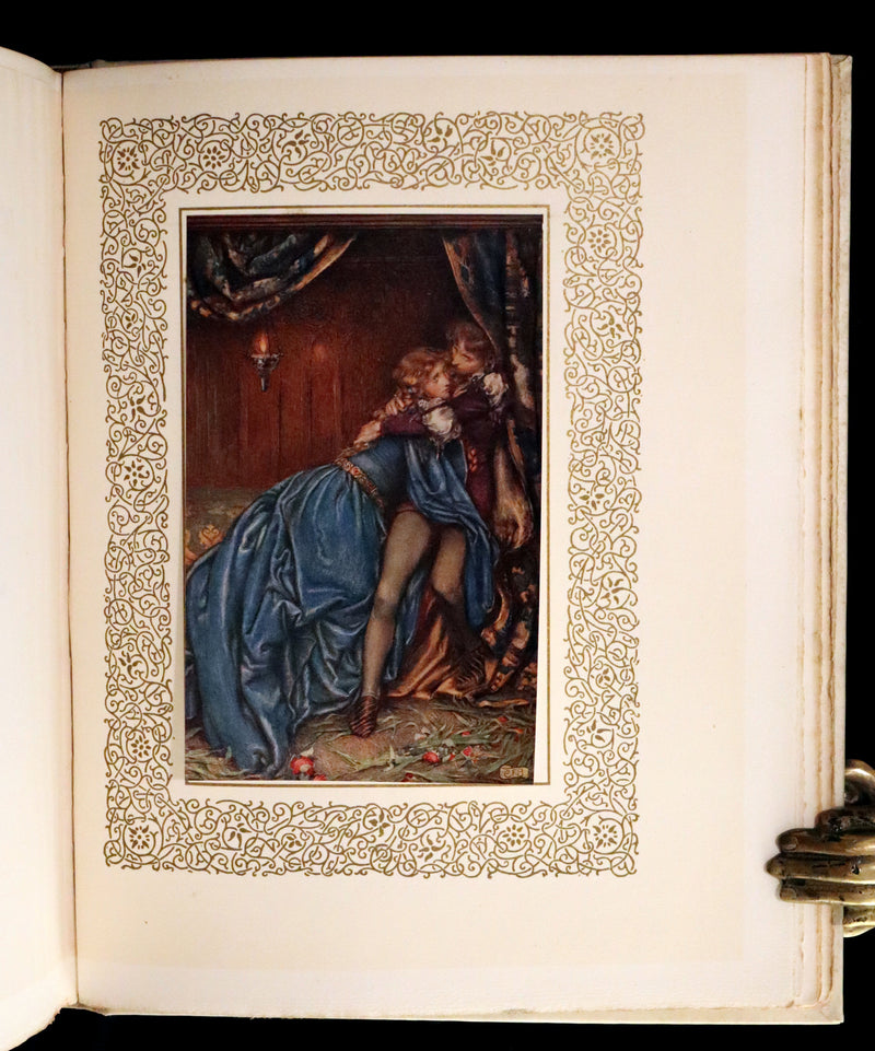 1911 Signed Deluxe 1stED Illustrated by Pre-Raphaelite Eleanor Fortescue Brickdale -  Idylls of the King Arthur.