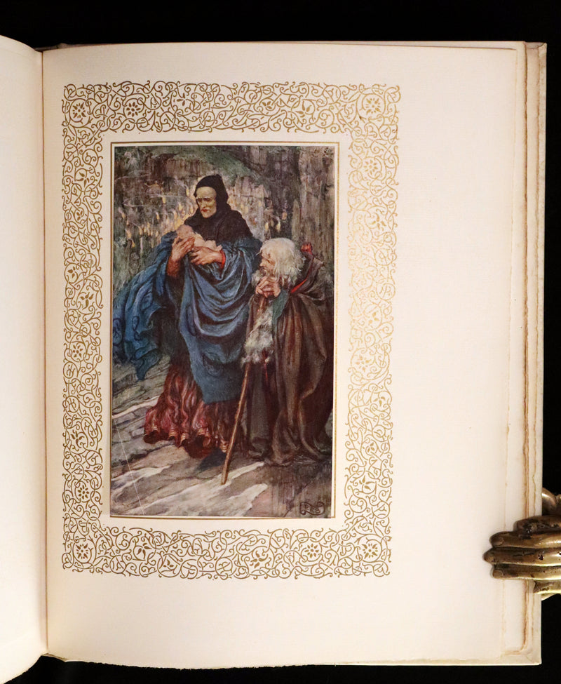 1911 Signed Deluxe 1stED Illustrated by Pre-Raphaelite Eleanor Fortescue Brickdale -  Idylls of the King Arthur.
