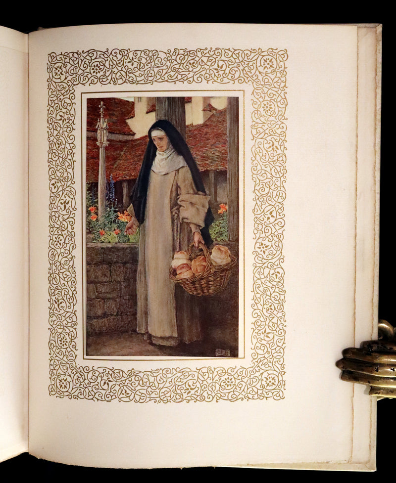 1911 Signed Deluxe 1stED Illustrated by Pre-Raphaelite Eleanor Fortescue Brickdale -  Idylls of the King Arthur.
