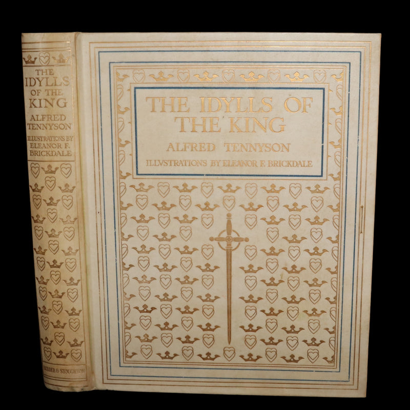 1911 Signed Deluxe 1stED Illustrated by Pre-Raphaelite Eleanor Fortescue Brickdale -  Idylls of the King Arthur.