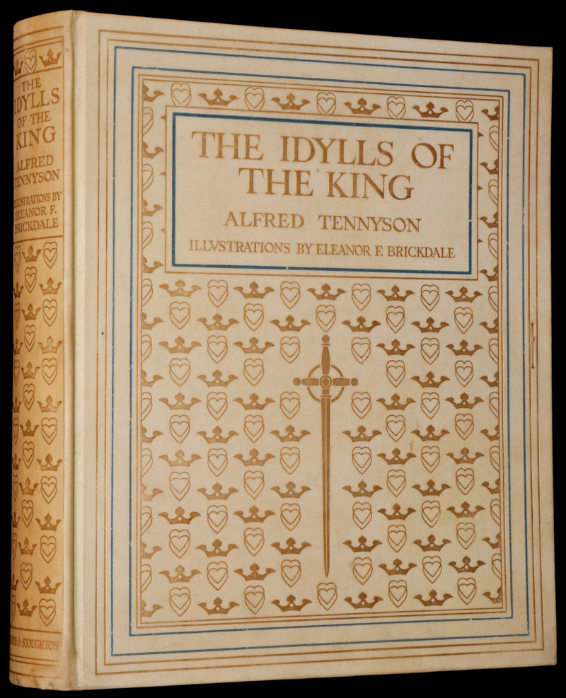1911 Signed Deluxe 1stED Illustrated by Pre-Raphaelite Eleanor Fortescue Brickdale -  Idylls of the King Arthur.