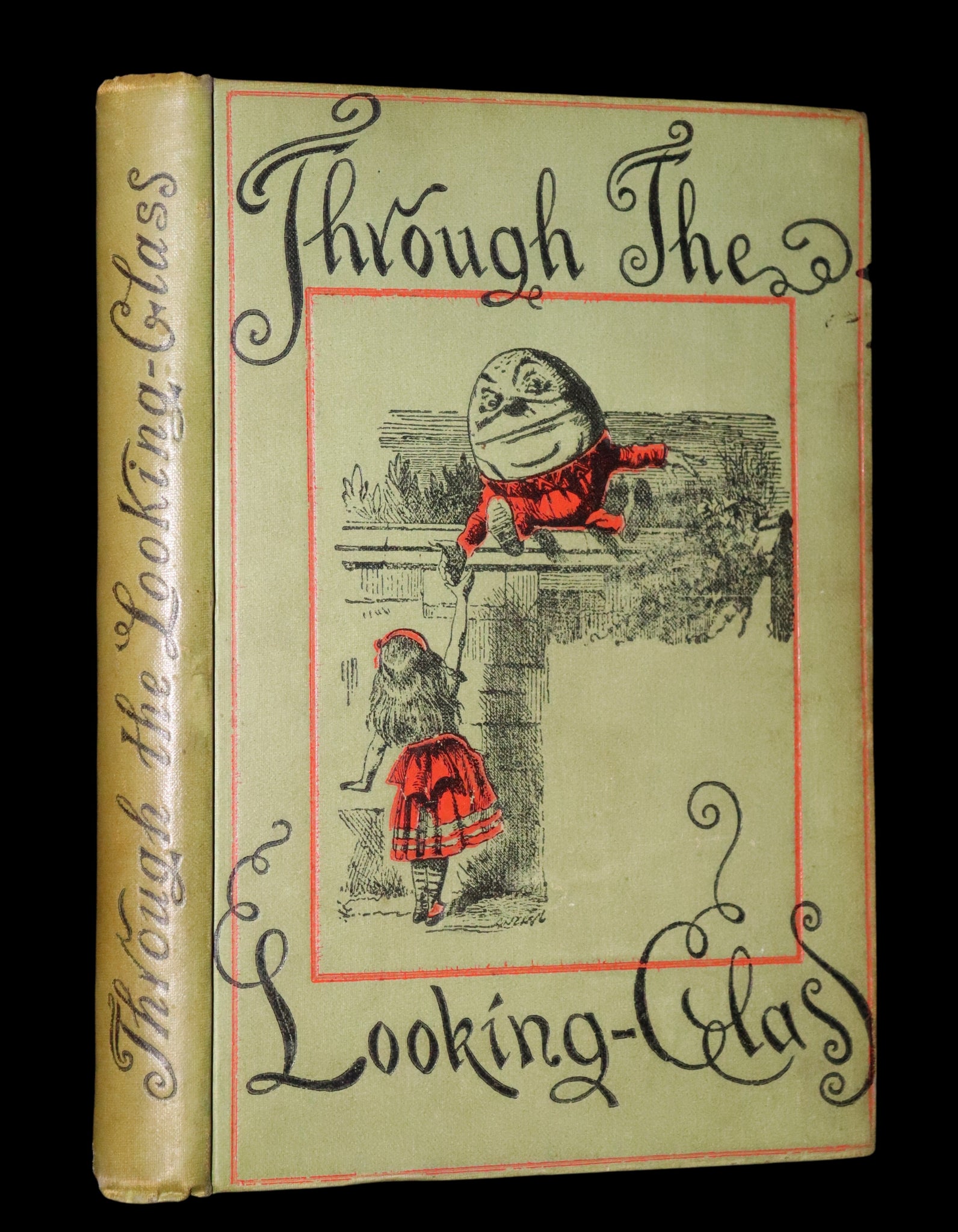 1896 Rare Victorian Book - Through the Looking Glass, and What Alice Found There by Lewis Carroll.