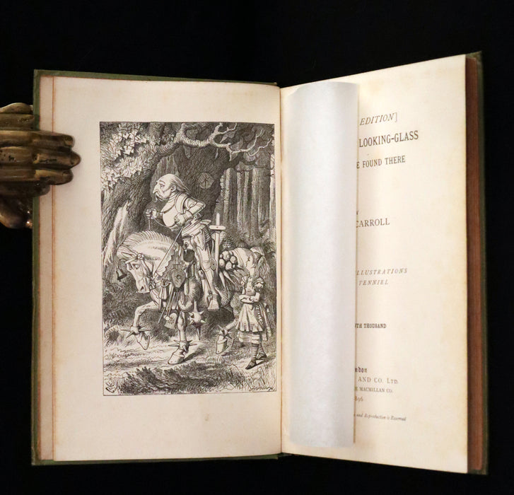 1896 Rare Victorian Book - Through the Looking Glass, and What Alice Found There by Lewis Carroll.