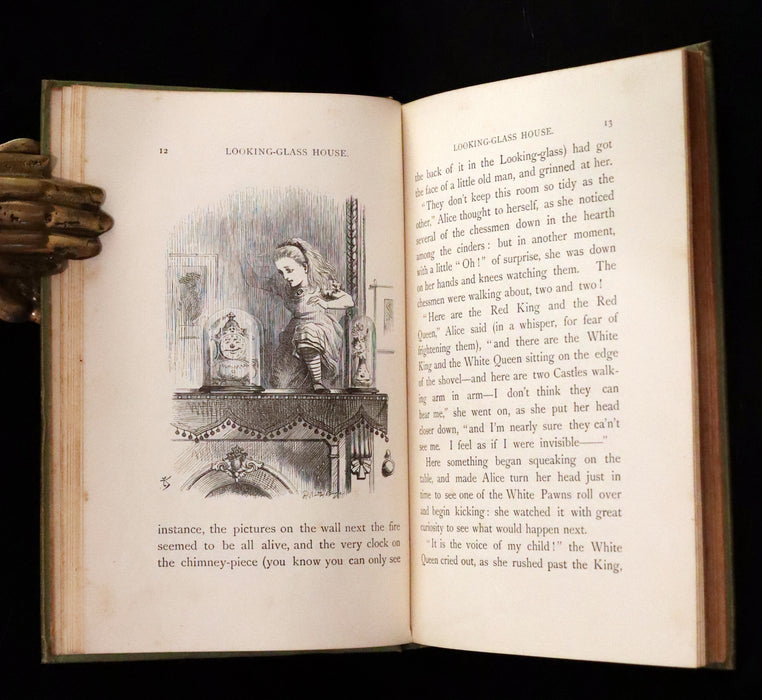 1896 Rare Victorian Book - Through the Looking Glass, and What Alice Found There by Lewis Carroll.