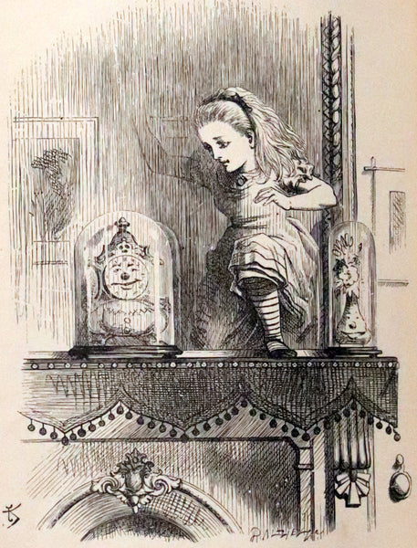 1896 Rare Victorian Book - Through the Looking Glass, and What Alice Found There by Lewis Carroll.
