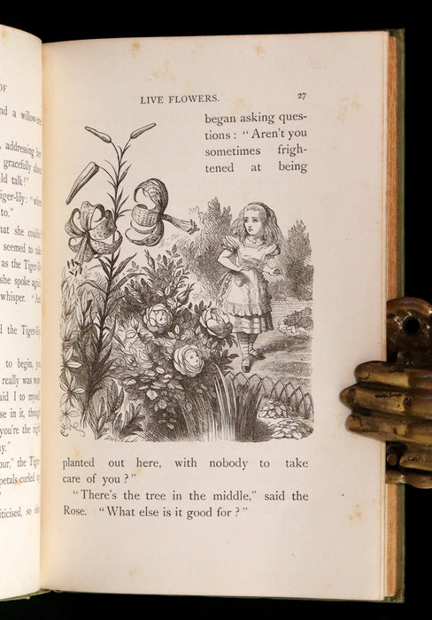 1896 Rare Victorian Book - Through the Looking Glass, and What Alice Found There by Lewis Carroll.