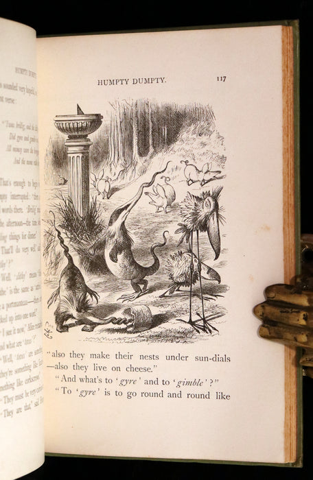 1896 Rare Victorian Book - Through the Looking Glass, and What Alice Found There by Lewis Carroll.