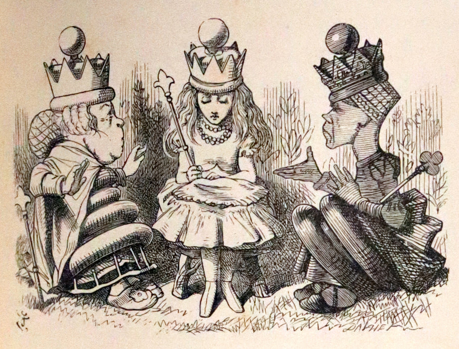 1896 Rare Victorian Book - Through the Looking Glass, and What Alice Found There by Lewis Carroll.