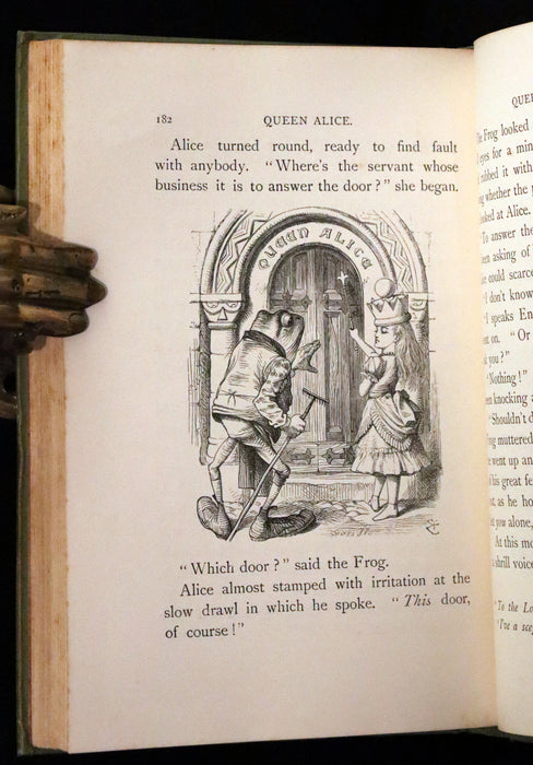 1896 Rare Victorian Book - Through the Looking Glass, and What Alice Found There by Lewis Carroll.