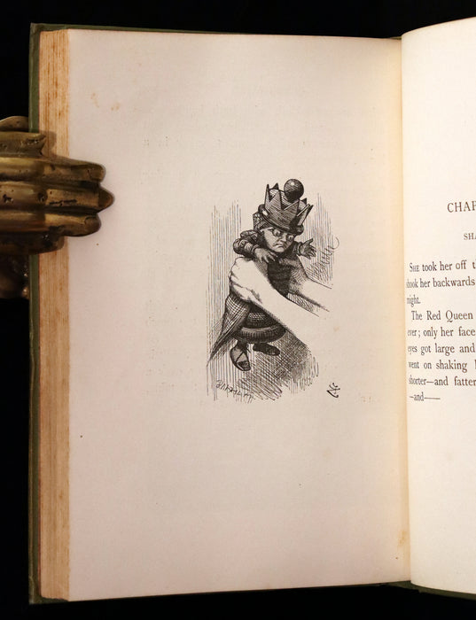 1896 Rare Victorian Book - Through the Looking Glass, and What Alice Found There by Lewis Carroll.