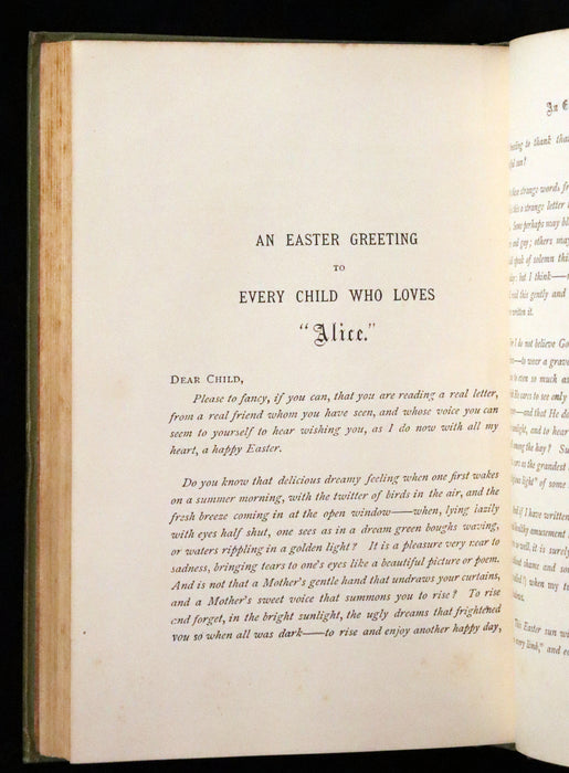 1896 Rare Victorian Book - Through the Looking Glass, and What Alice Found There by Lewis Carroll.