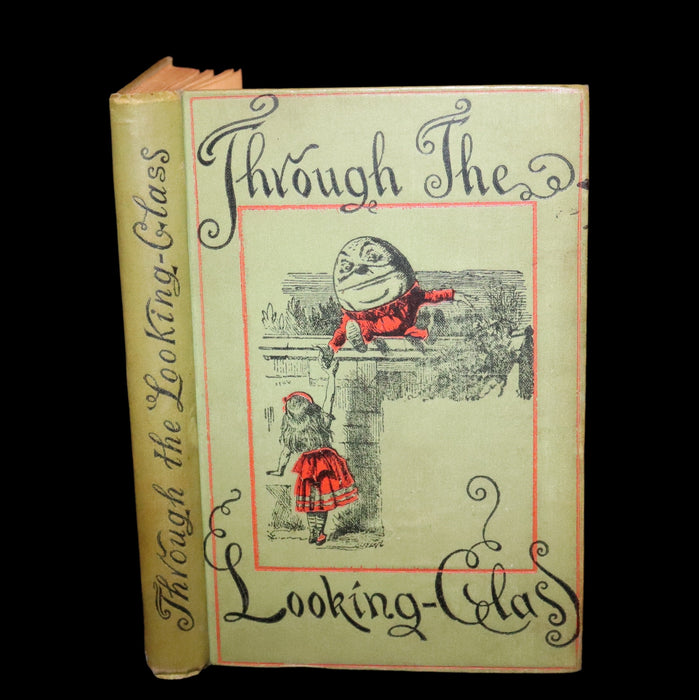 1896 Rare Victorian Book - Through the Looking Glass, and What Alice Found There by Lewis Carroll.