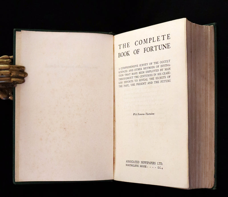 1935 Rare Book - The Complete Book of Fortune A Comprehensive Survey Of The Occult Sciences & Other Methods Of Divination.