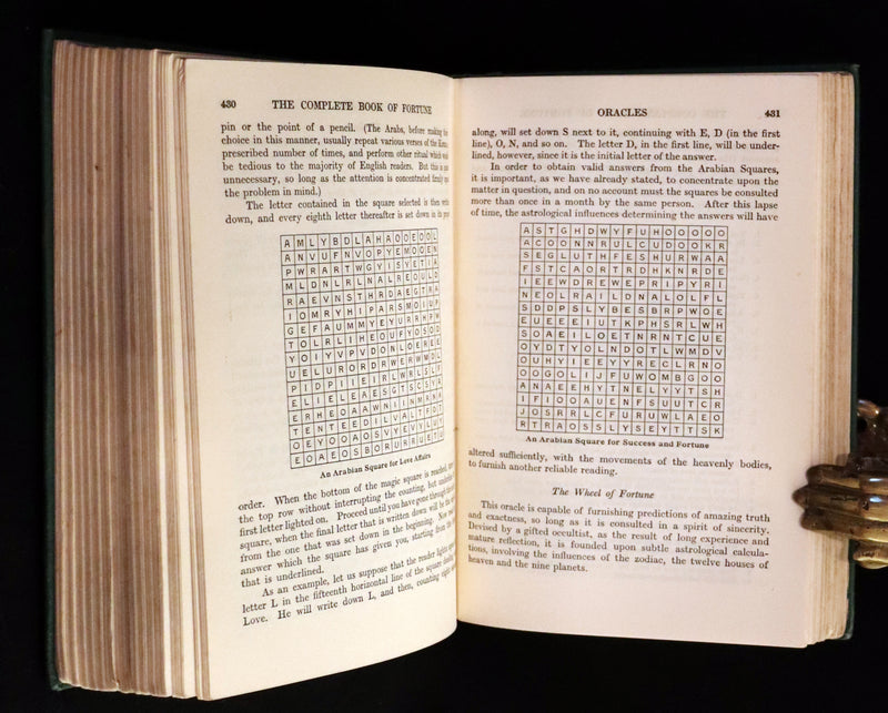 1935 Rare Book - The Complete Book of Fortune A Comprehensive Survey Of The Occult Sciences & Other Methods Of Divination.