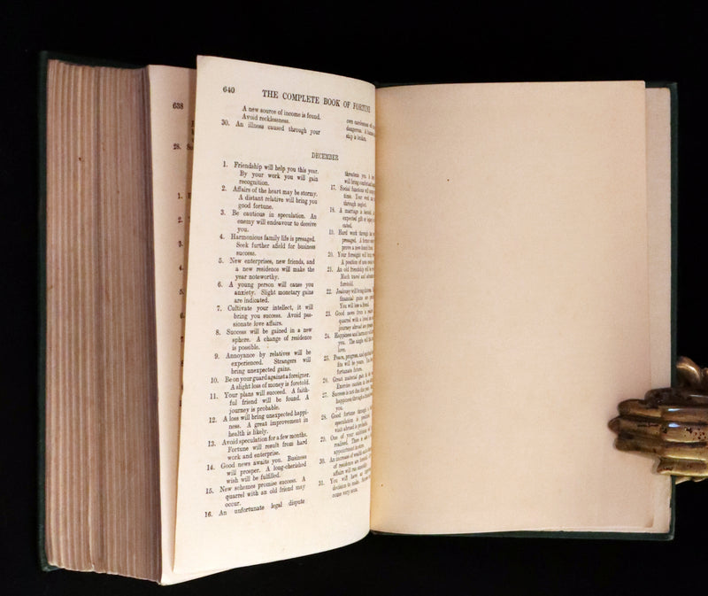 1935 Rare Book - The Complete Book of Fortune A Comprehensive Survey Of The Occult Sciences & Other Methods Of Divination.