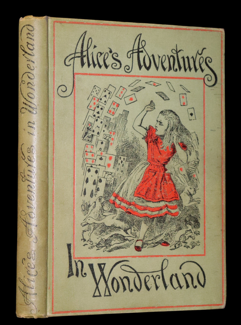 1896 Rare Victorian Book - Alice's Adventures in Wonderland by Lewis Carroll illustrated by John Tenniel.
