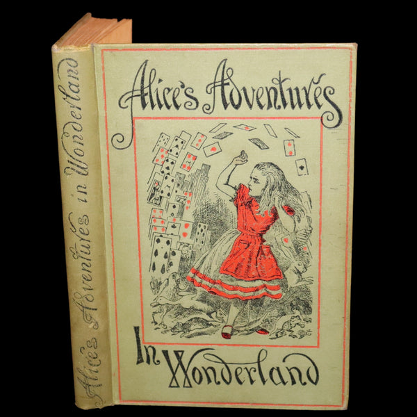 1896 Rare Victorian Book - Alice's Adventures in Wonderland by Lewis Carroll illustrated by John Tenniel.