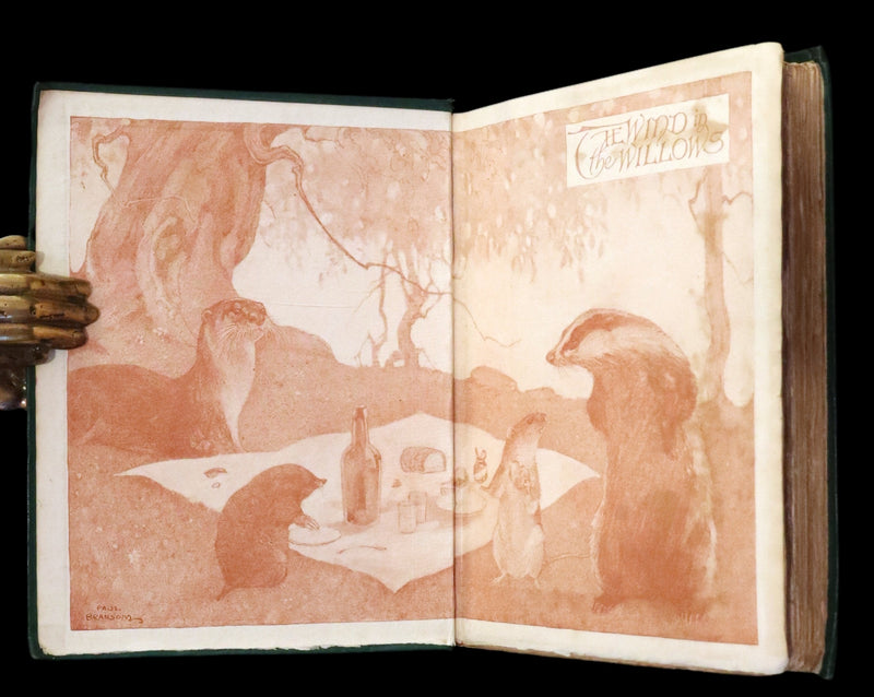 1913 First Edition illustrated by Paul BRANSOM - The WIND IN THE WILLOWS by K. Grahame.