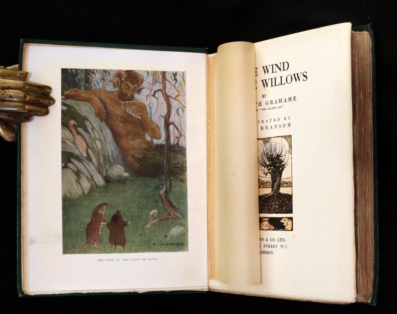 1913 First Edition illustrated by Paul BRANSOM - The WIND IN THE WILLOWS by K. Grahame.
