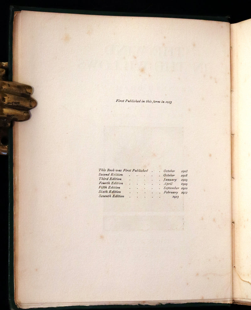 1913 First Edition illustrated by Paul BRANSOM - The WIND IN THE WILLOWS by K. Grahame.