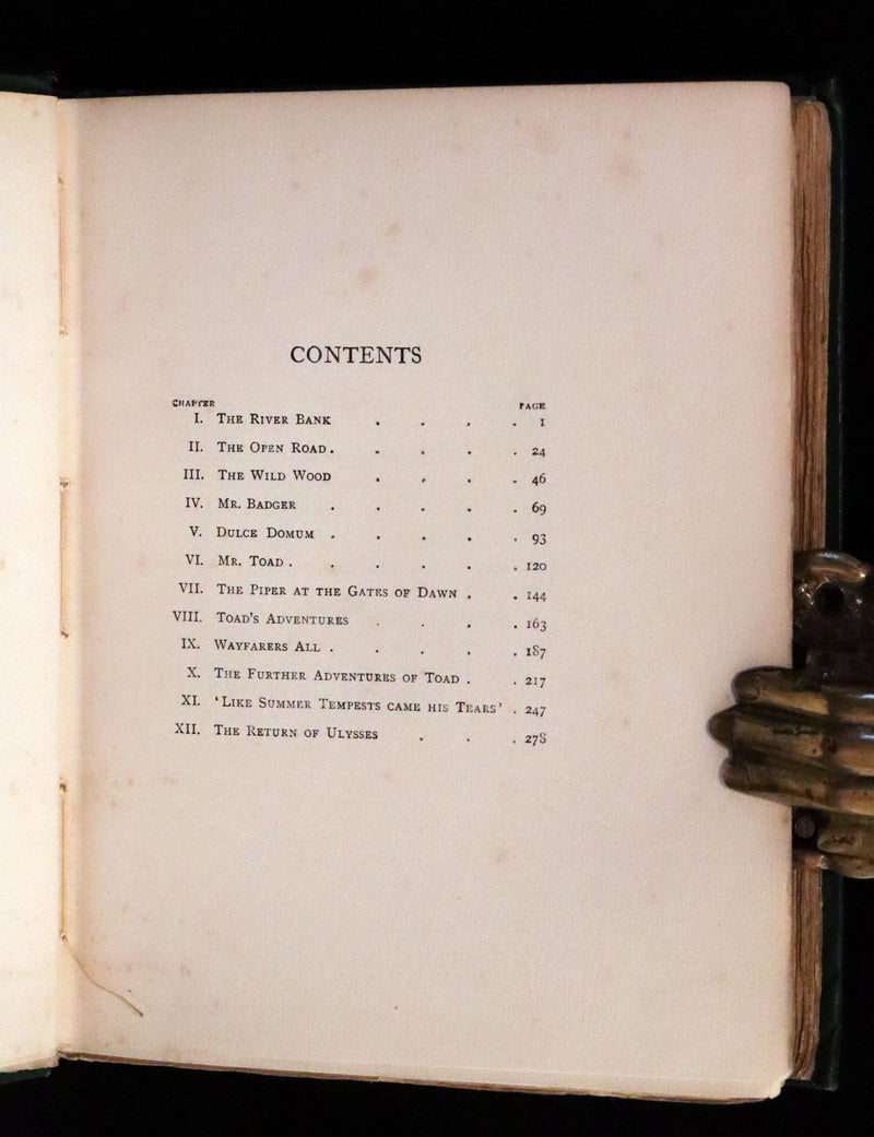 1913 First Edition illustrated by Paul BRANSOM - The WIND IN THE WILLOWS by K. Grahame.