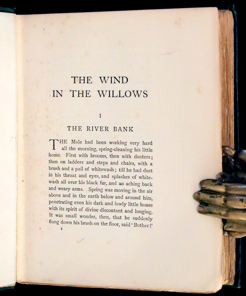 1913 First Edition illustrated by Paul BRANSOM - The WIND IN THE WILLOWS by K. Grahame.
