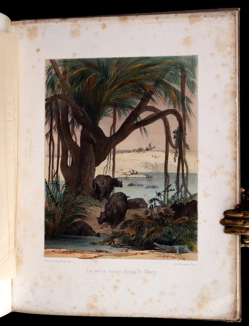 1870 Rare French Ballooning Book - Adventures of Paul Abducted by a Balloon (Aventures de Paul enlevé par un ballon).