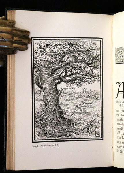 1894 Rare First Edition - The Fables of Aesop, beautifully Illustrated by Richard Heighway.
