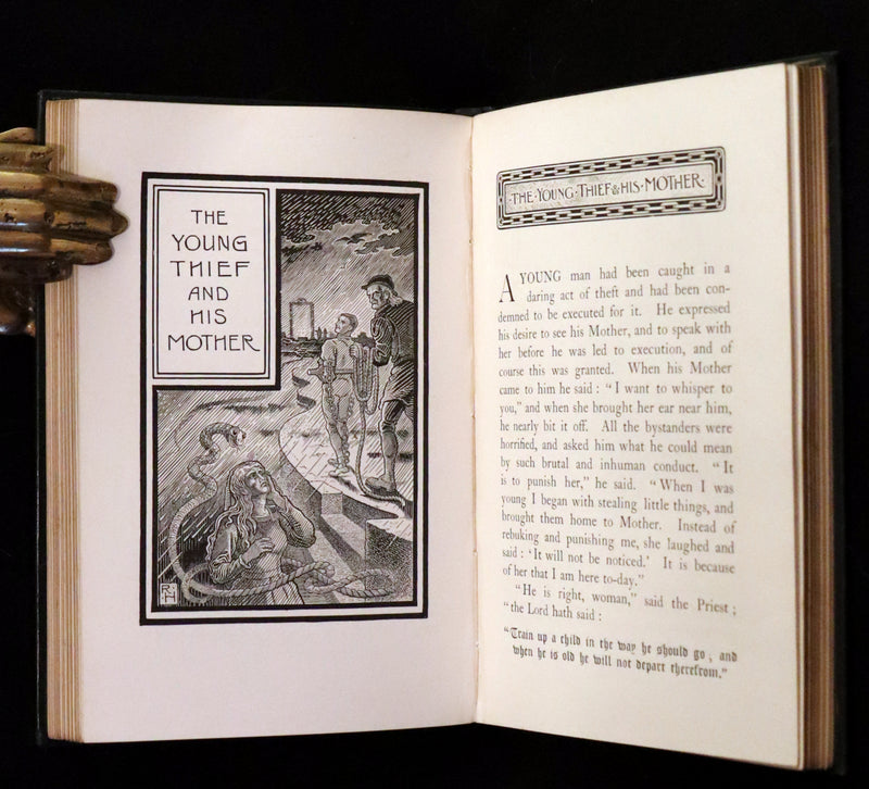 1894 Rare First Edition - The Fables of Aesop, beautifully Illustrated by Richard Heighway.