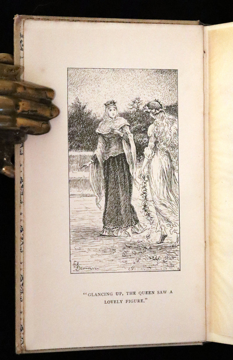 1892 Scarce First Edition - AN ENCHANTED GARDEN, Fairy Stories by Mary Louisa Molesworth illustrated by William John Hennessy.