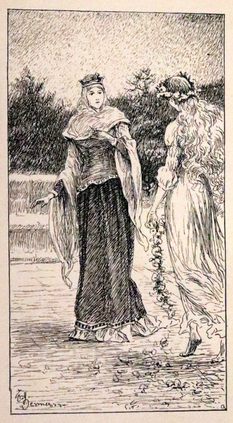 1892 Scarce First Edition - AN ENCHANTED GARDEN, Fairy Stories by Mary Louisa Molesworth illustrated by William John Hennessy.
