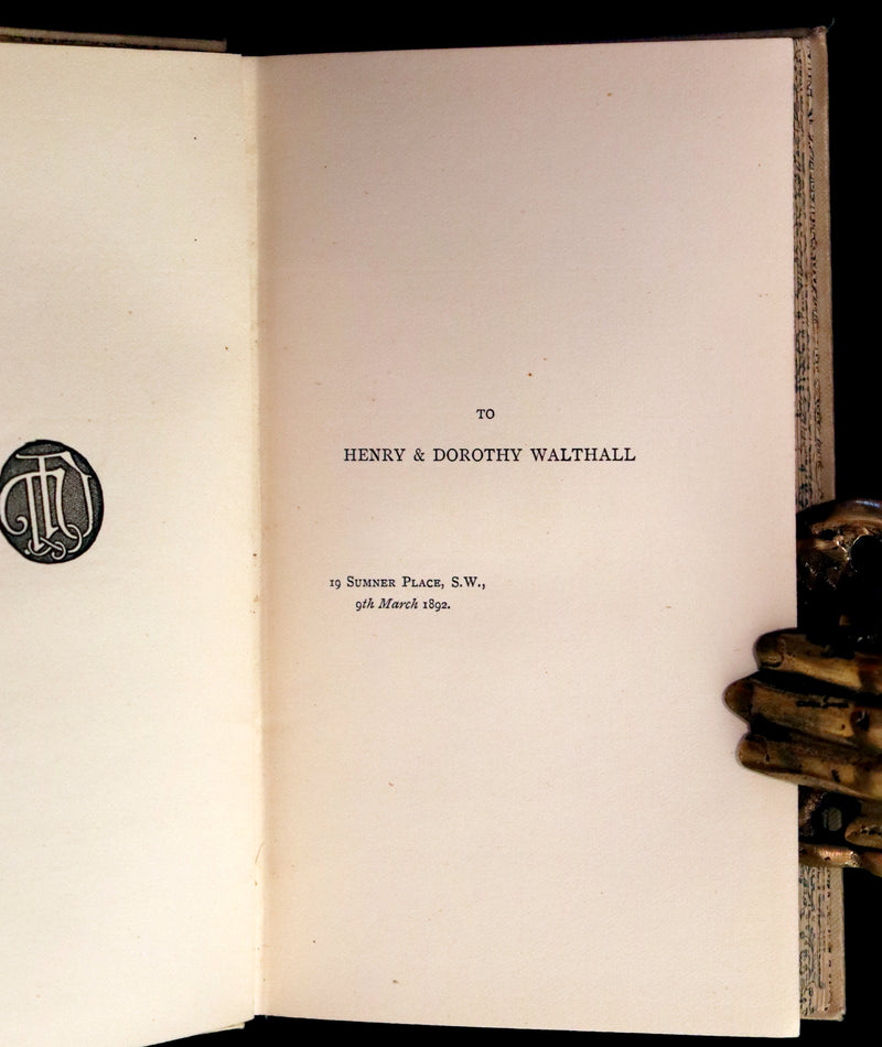 1892 Scarce First Edition - AN ENCHANTED GARDEN, Fairy Stories by Mary Louisa Molesworth illustrated by William John Hennessy.