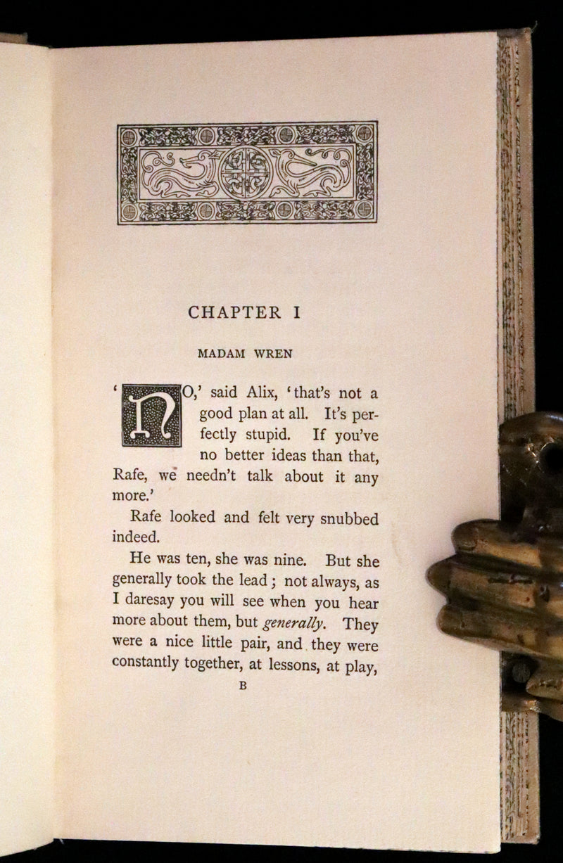 1892 Scarce First Edition - AN ENCHANTED GARDEN, Fairy Stories by Mary Louisa Molesworth illustrated by William John Hennessy.
