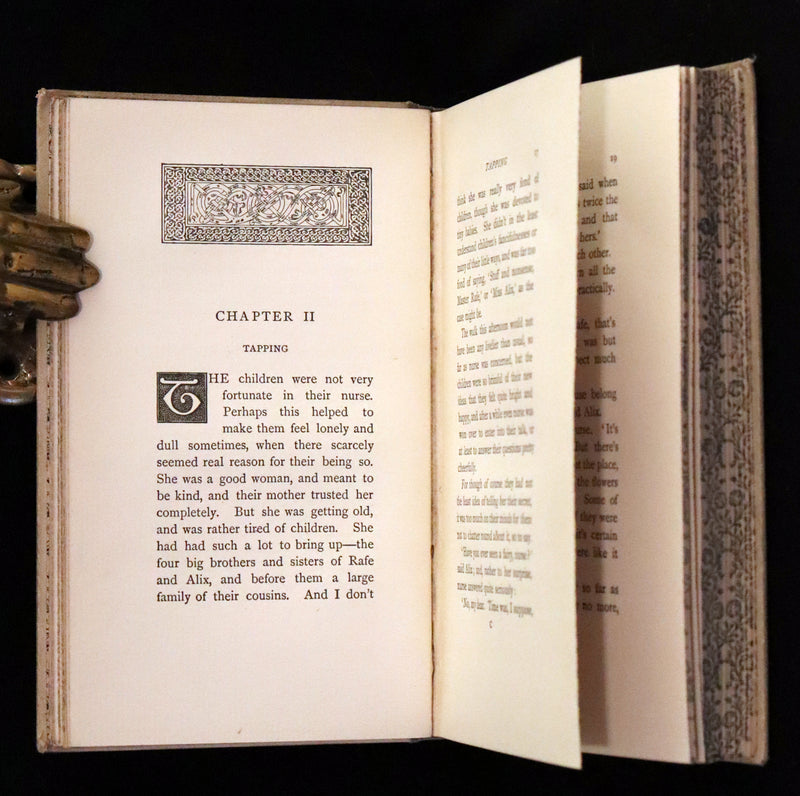 1892 Scarce First Edition - AN ENCHANTED GARDEN, Fairy Stories by Mary Louisa Molesworth illustrated by William John Hennessy.