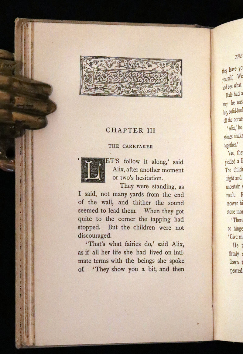 1892 Scarce First Edition - AN ENCHANTED GARDEN, Fairy Stories by Mary Louisa Molesworth illustrated by William John Hennessy.