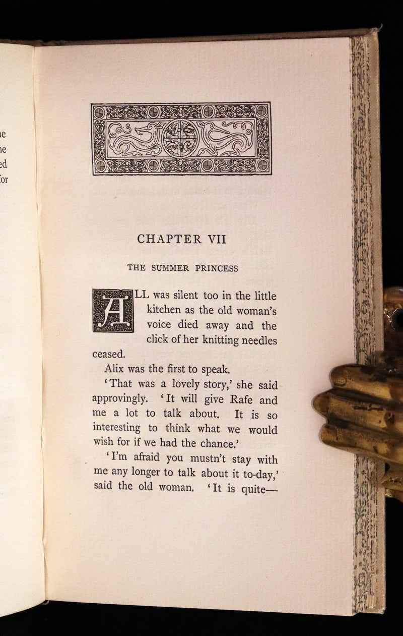 1892 Scarce First Edition - AN ENCHANTED GARDEN, Fairy Stories by Mary Louisa Molesworth illustrated by William John Hennessy.