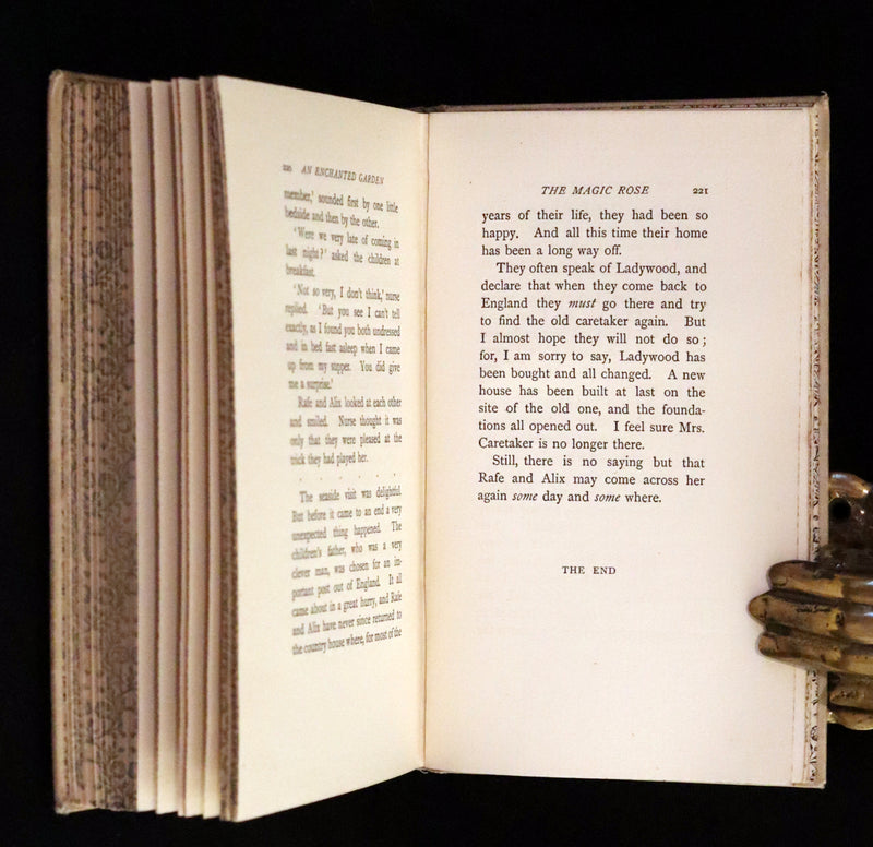 1892 Scarce First Edition - AN ENCHANTED GARDEN, Fairy Stories by Mary Louisa Molesworth illustrated by William John Hennessy.