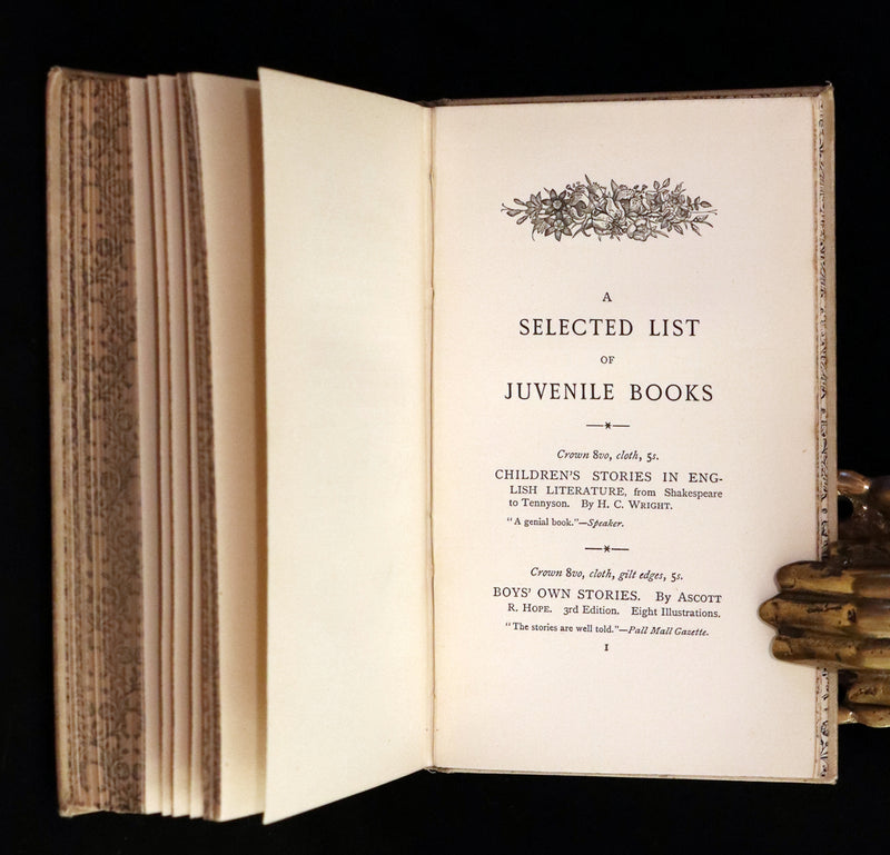 1892 Scarce First Edition - AN ENCHANTED GARDEN, Fairy Stories by Mary Louisa Molesworth illustrated by William John Hennessy.