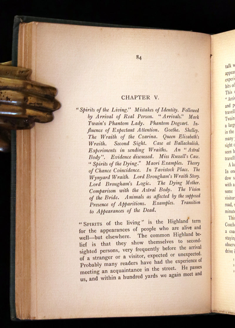 1897 Scarce First Edition - THE BOOK OF DREAMS AND GHOSTS by Andrew Lang.