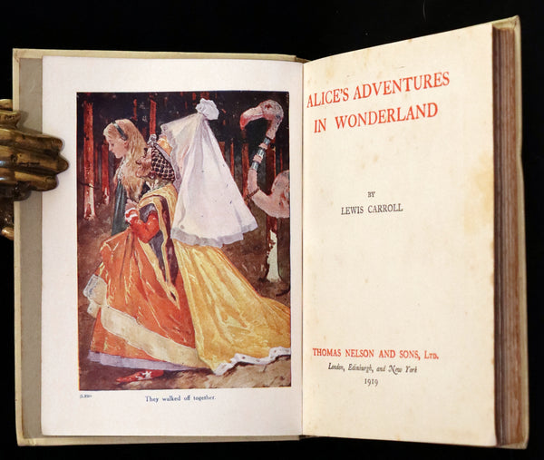 1919 Scarce Edition - Alice's Adventures in Wonderland illustrated by Harry Rountree.