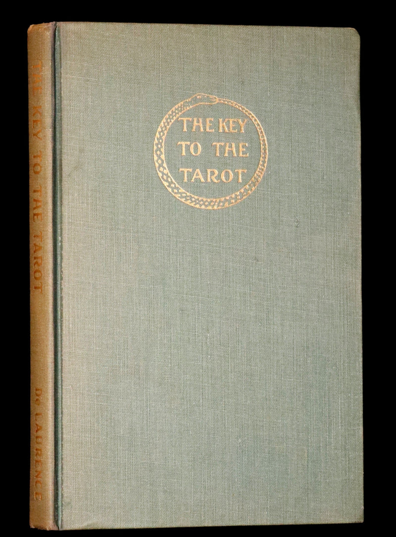 1918 Rare First Edition - The Illustrated KEY to the TAROT, The Veil of Divination by de Laurence.