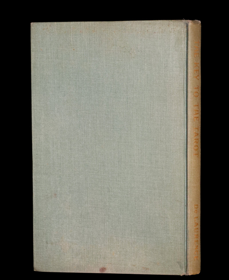 1918 Rare First Edition - The Illustrated KEY to the TAROT, The Veil of Divination by de Laurence.