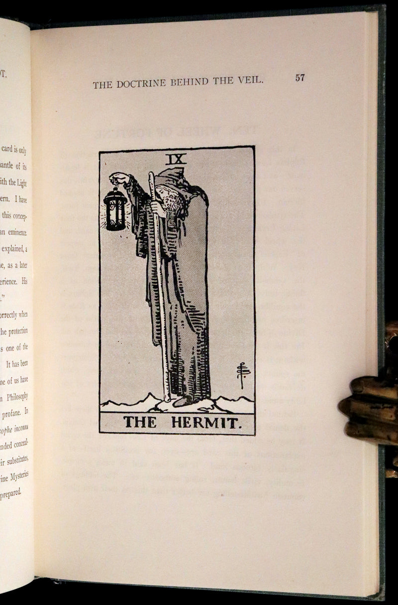 1918 Rare First Edition - The Illustrated KEY to the TAROT, The Veil of Divination by de Laurence.