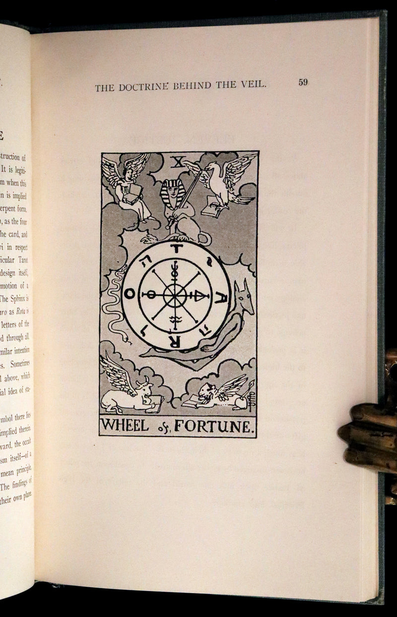 1918 Rare First Edition - The Illustrated KEY to the TAROT, The Veil of Divination by de Laurence.